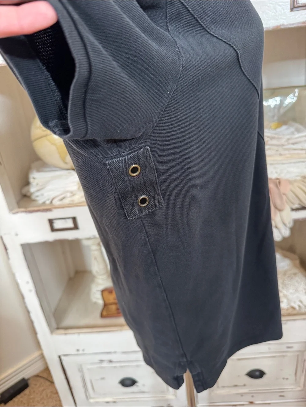 Ralph Lauren Black Polo Shirt with Subtle Tonal Logo